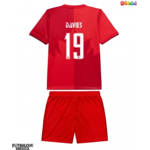Kanada Alphonso Davies #19 Dětské Domácí dres komplet MS 2026 Krátký Rukáv (+ trenýrky)
